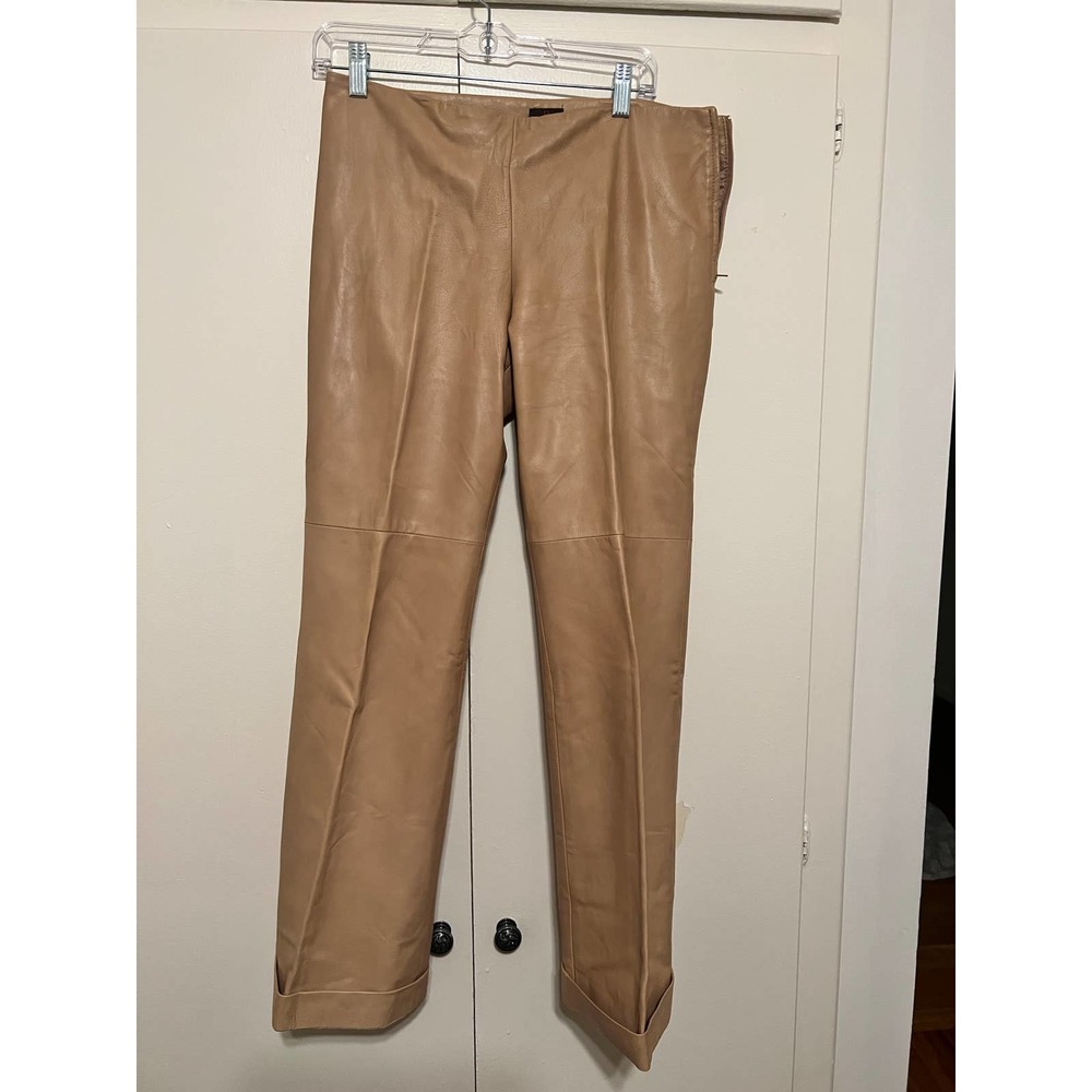 Danier Soft Leather Pants Women's Size 8 camel color